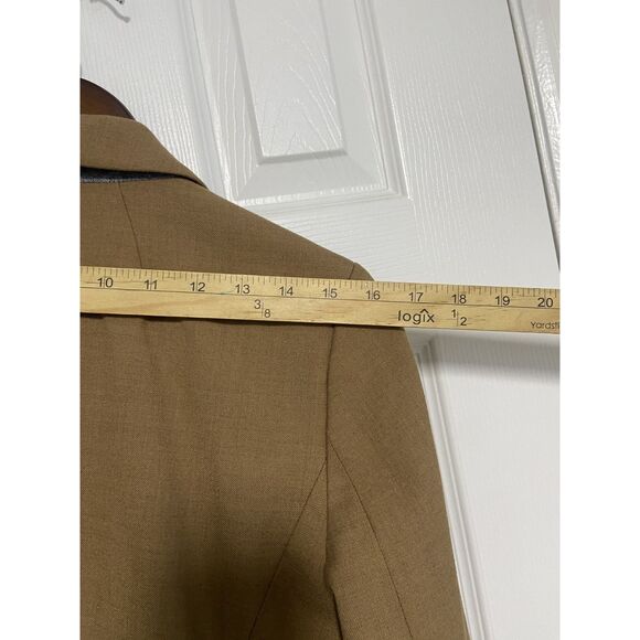 J.Crew Blazer Women’s Sz 2 Camel Wool Blend Schoolboy - Picture 14 of 14